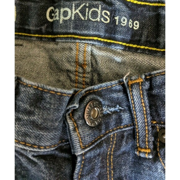 GAP Kids Straight Leg Jeans  Boys Size 10 reg  Dark Rinse  BTS School Jeans - Picture 7 of 10